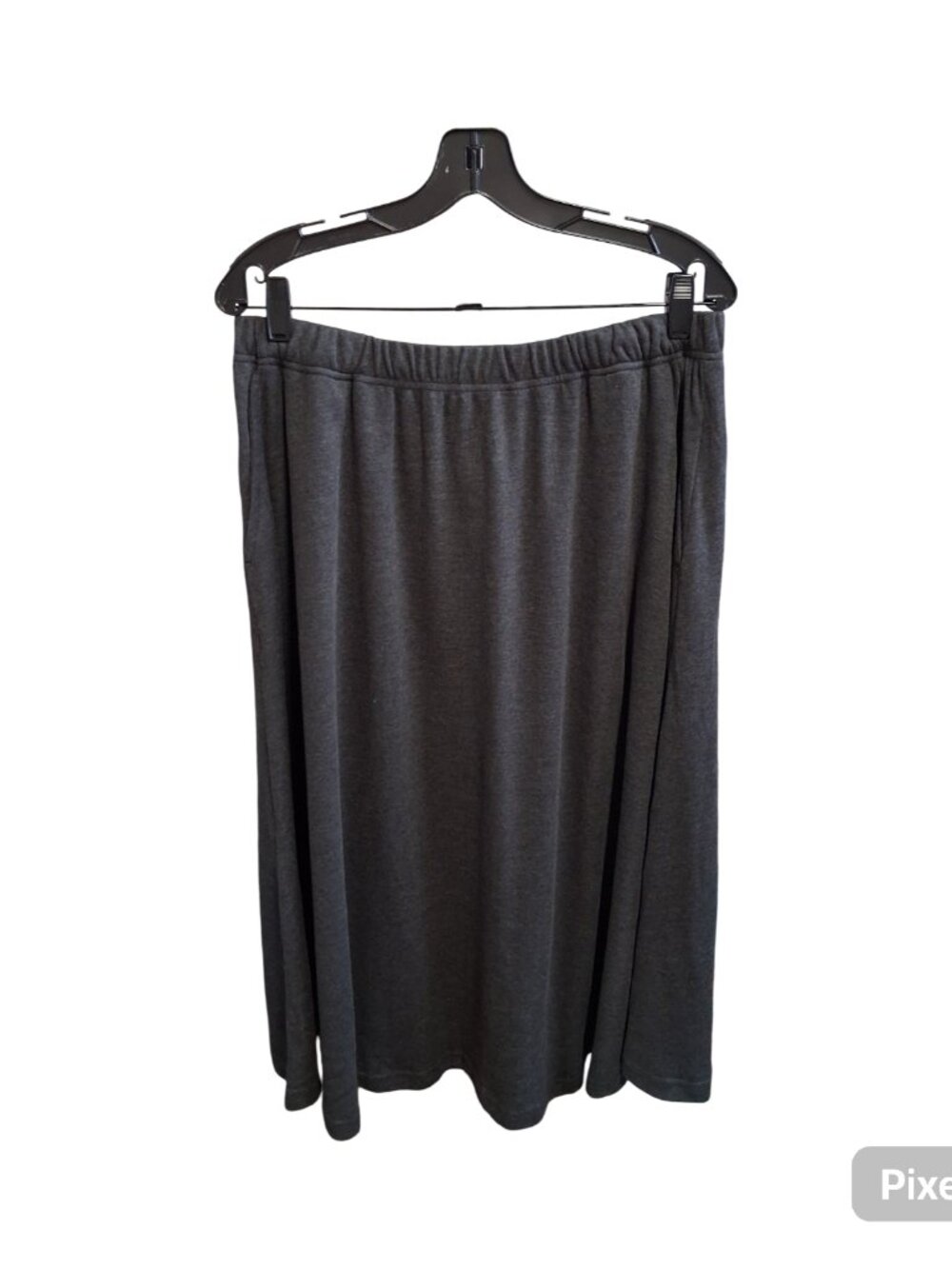Woman Within Dark Gray Maxi Skirt